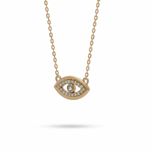 Evil Eye Diamond Necklace