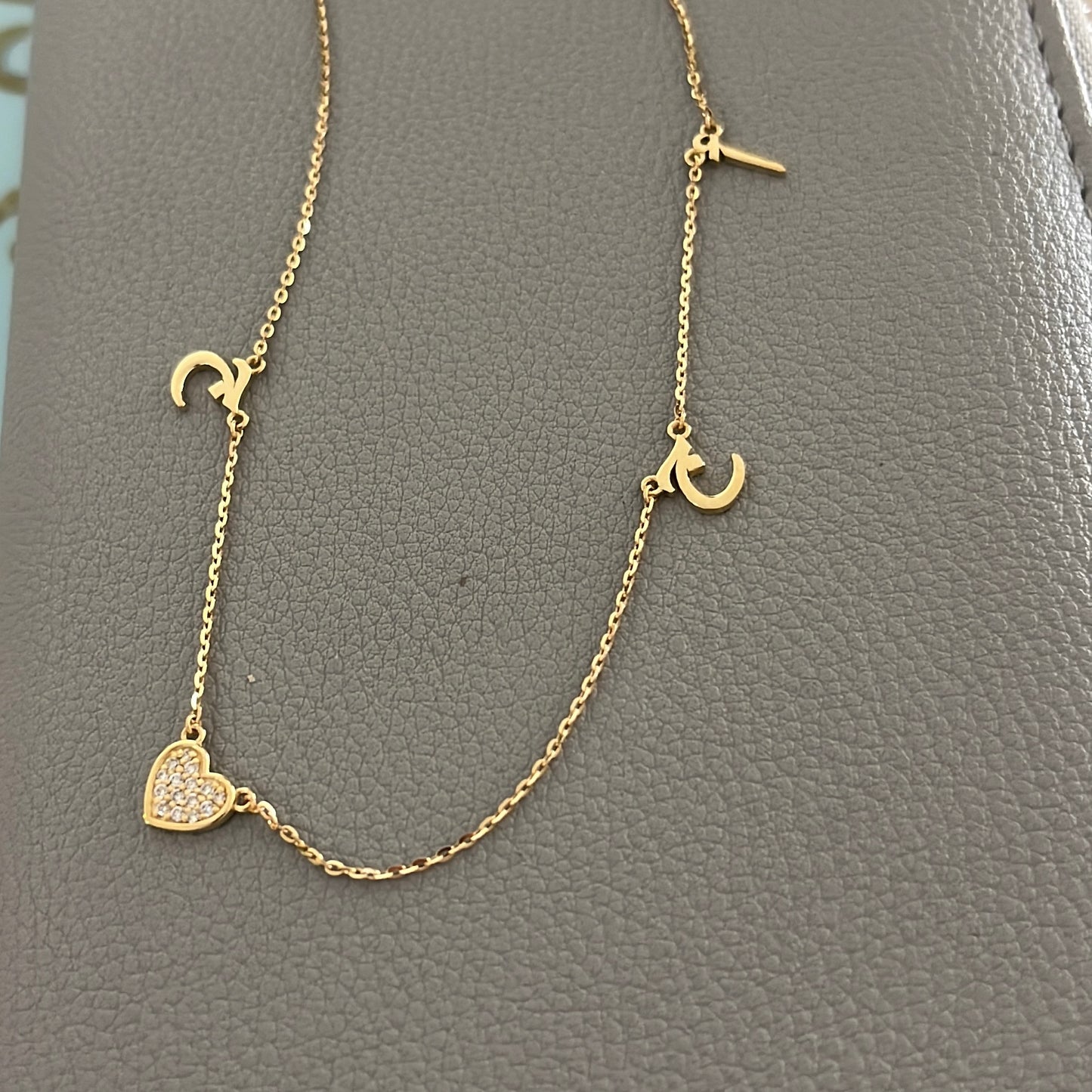Build Your Own Necklace - Four Charms Arabic