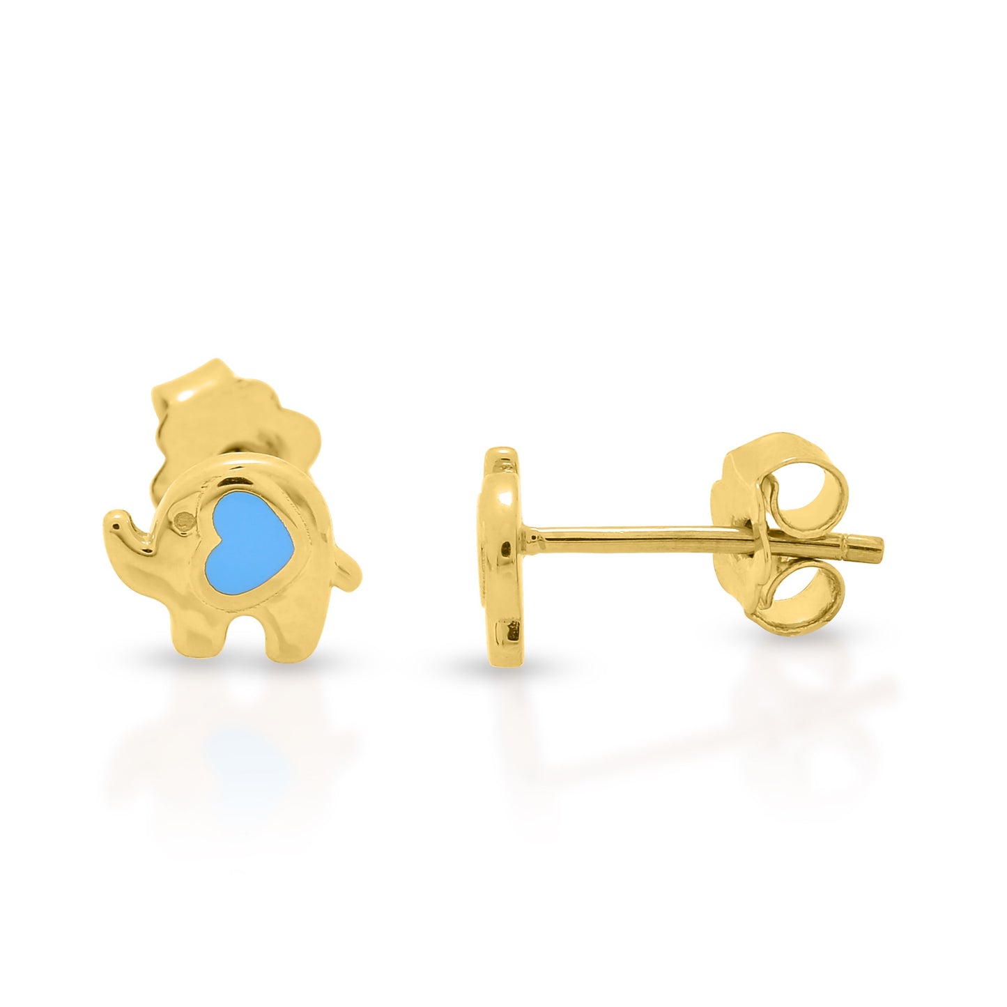 Elephant Heart Studs