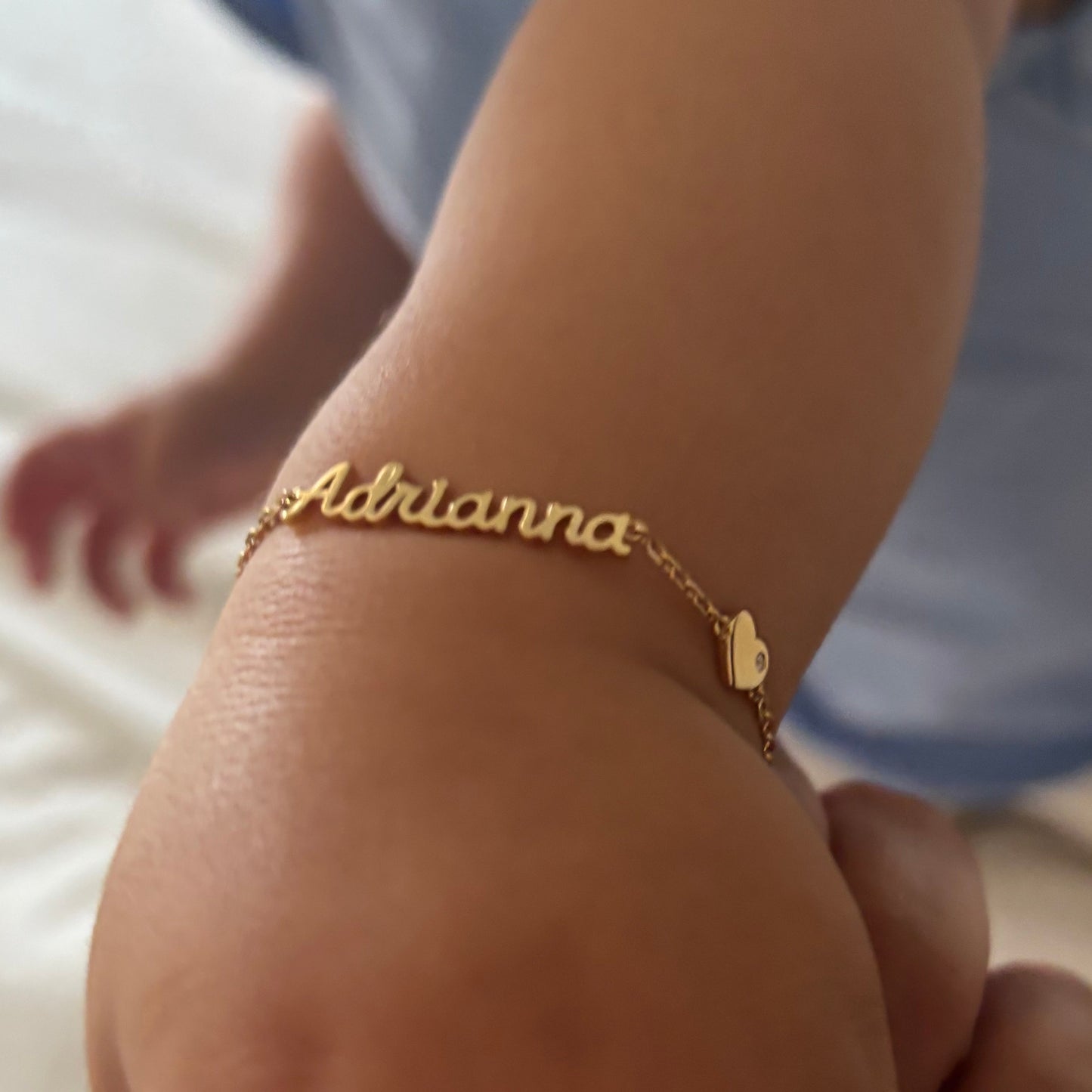 Kids Name & Heart Bracelet