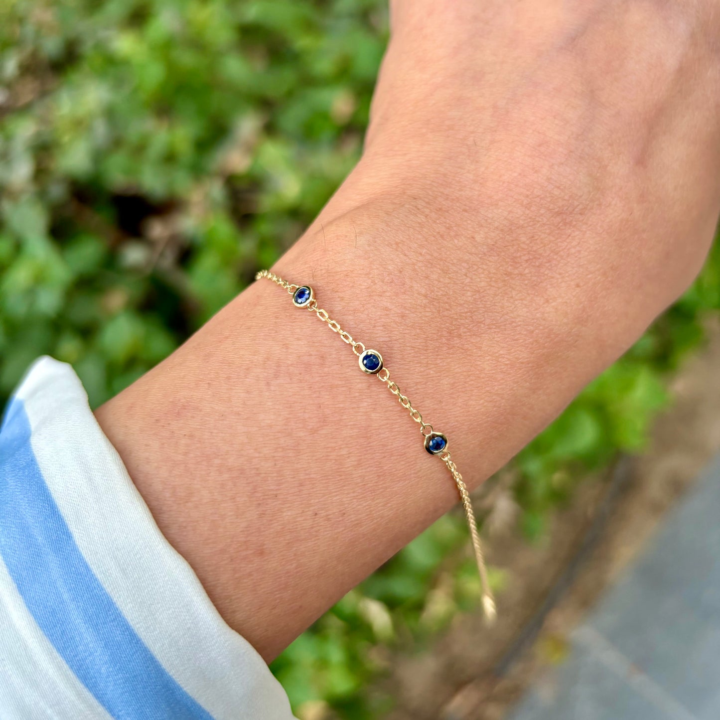 Birthstones By The Yard Bracelet