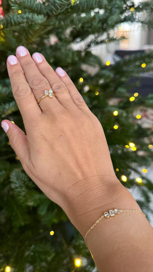 Helen Multishape Diamond Bracelet