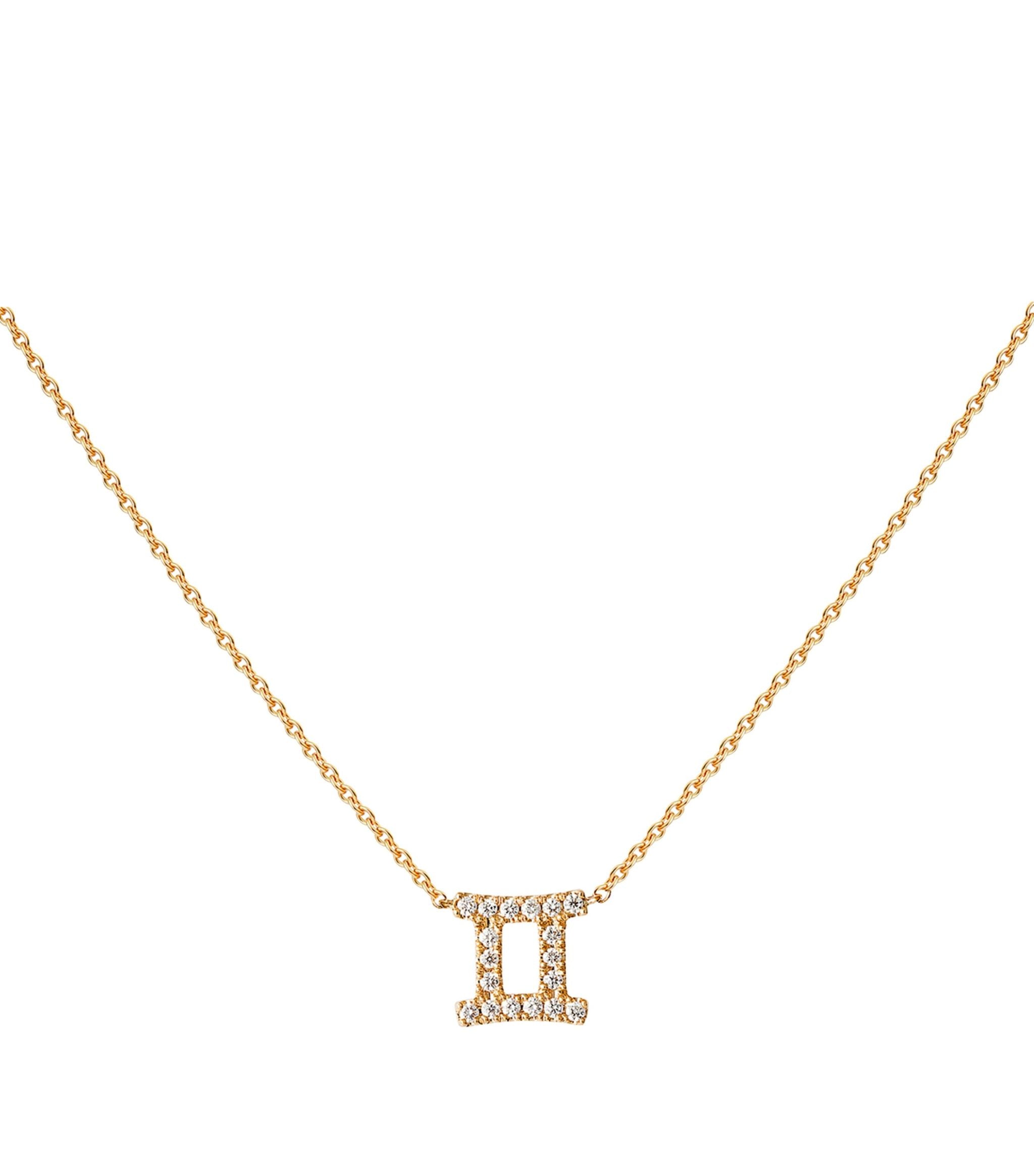 Diamond Zodiac Necklace