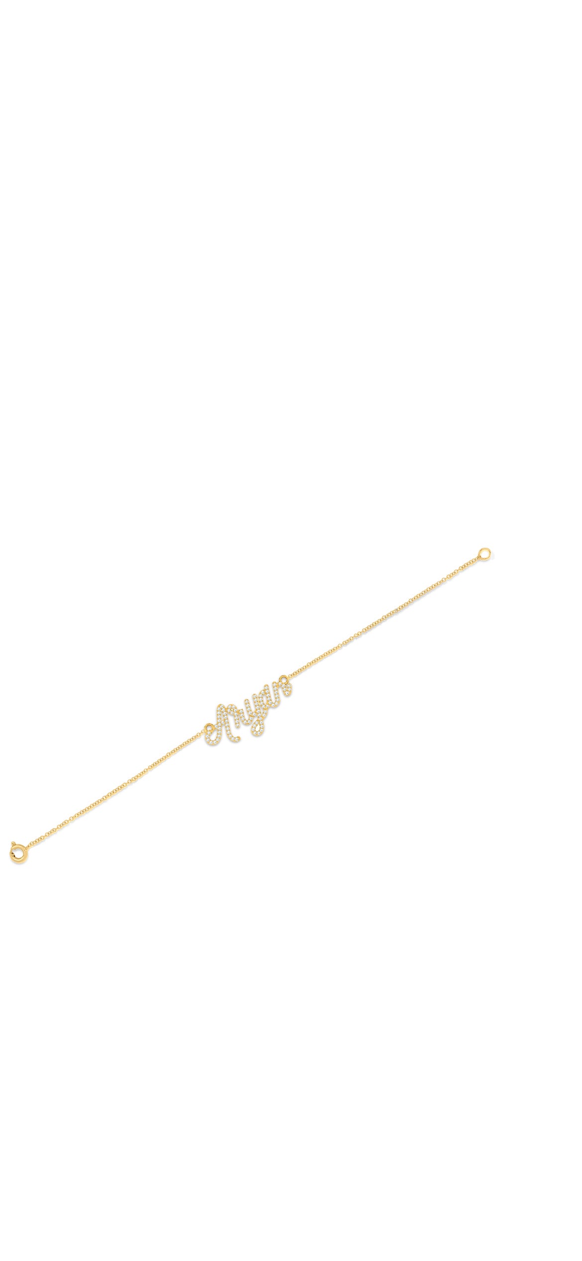 Diamond Name Bracelet