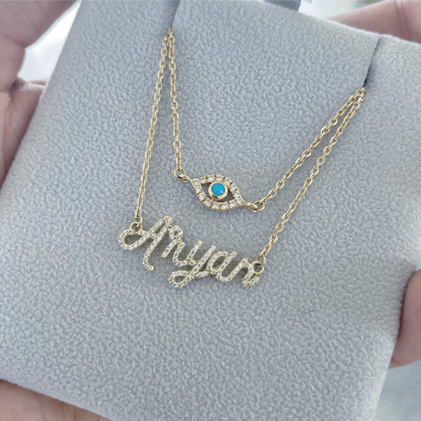 Diamond Name Necklace