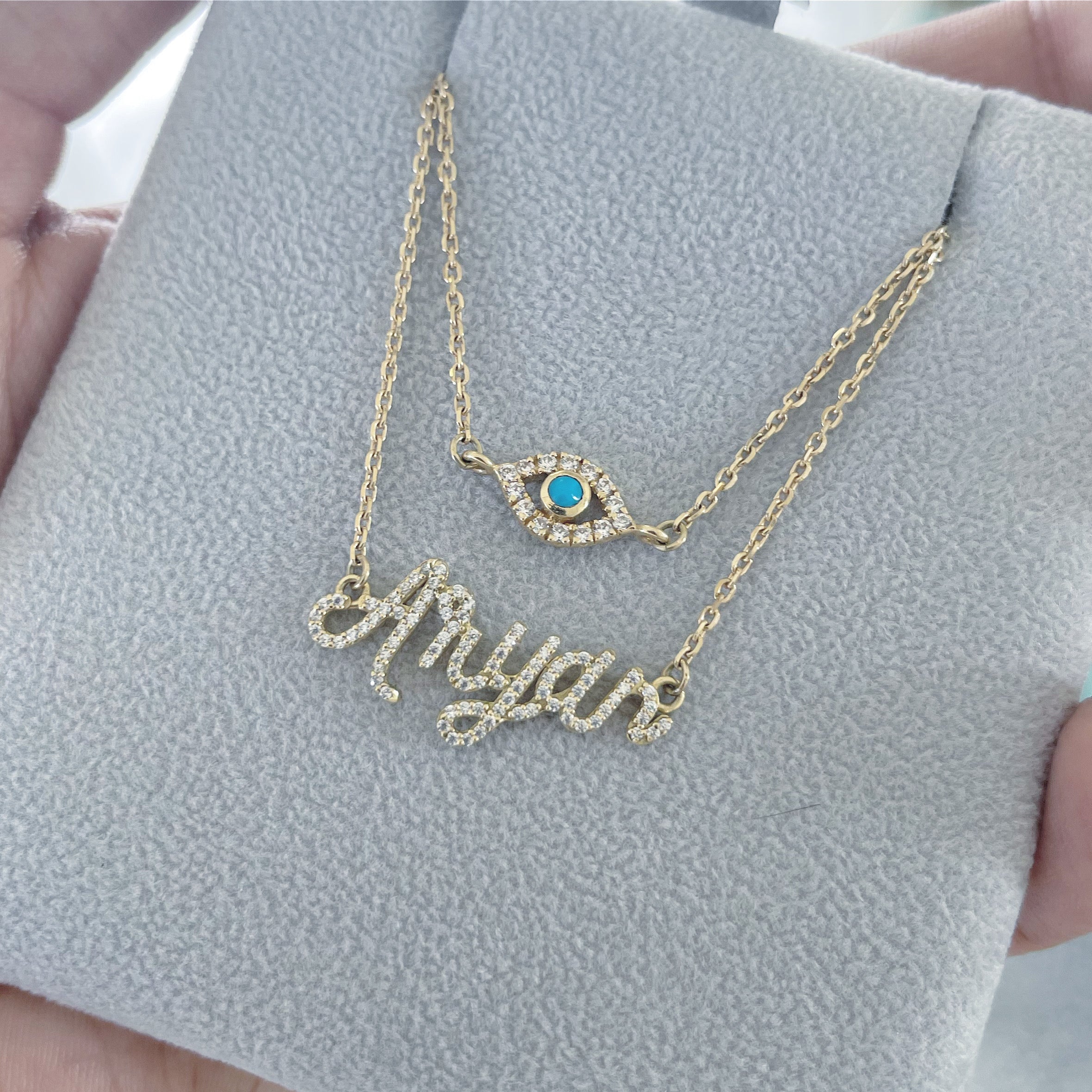 Diamond Name Necklace