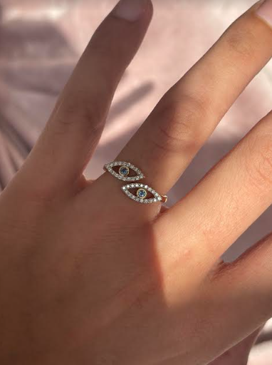 Double Evil Eye Ring
