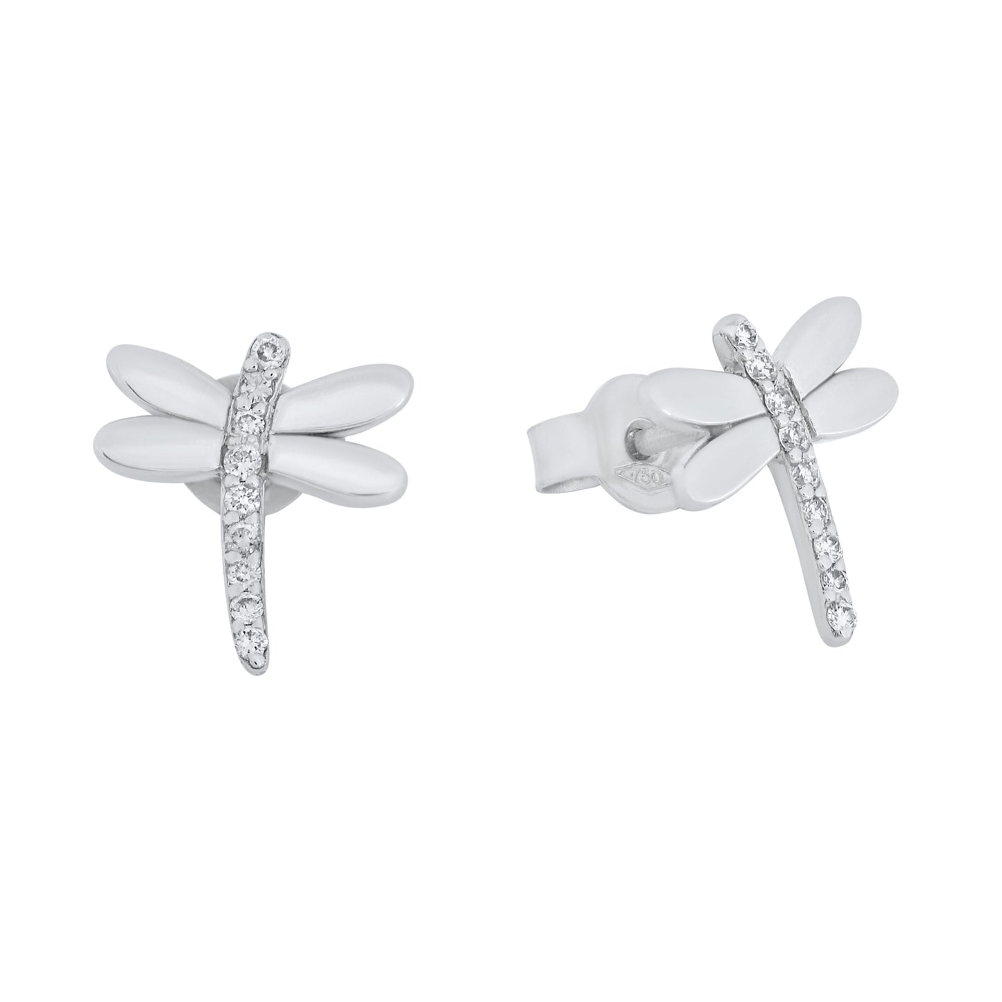 Dragonfly Diamond Studs