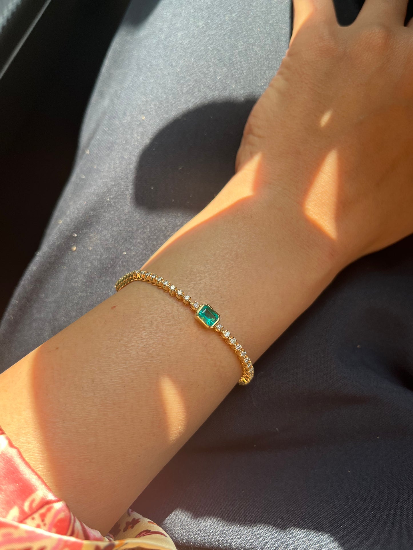 Emerald Tennis Bracelet
