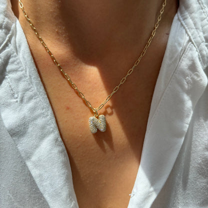 Diamond Bubble Initial Charm