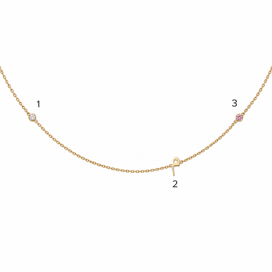 Build Your Own Necklace - Three Charms Arabic