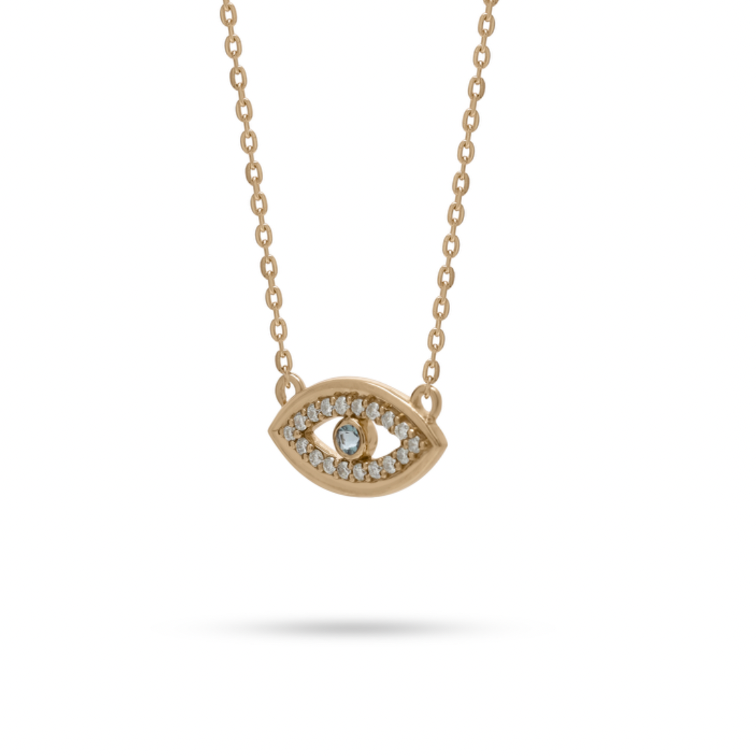 Evil Eye Diamond Necklace