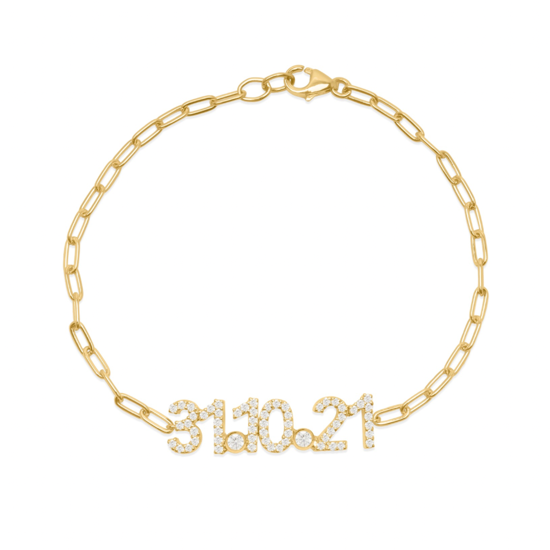 Diamond Date Bracelet