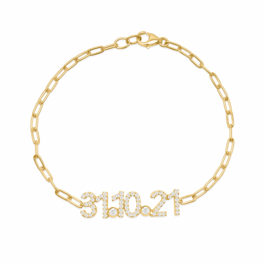 Diamond Date Bracelet