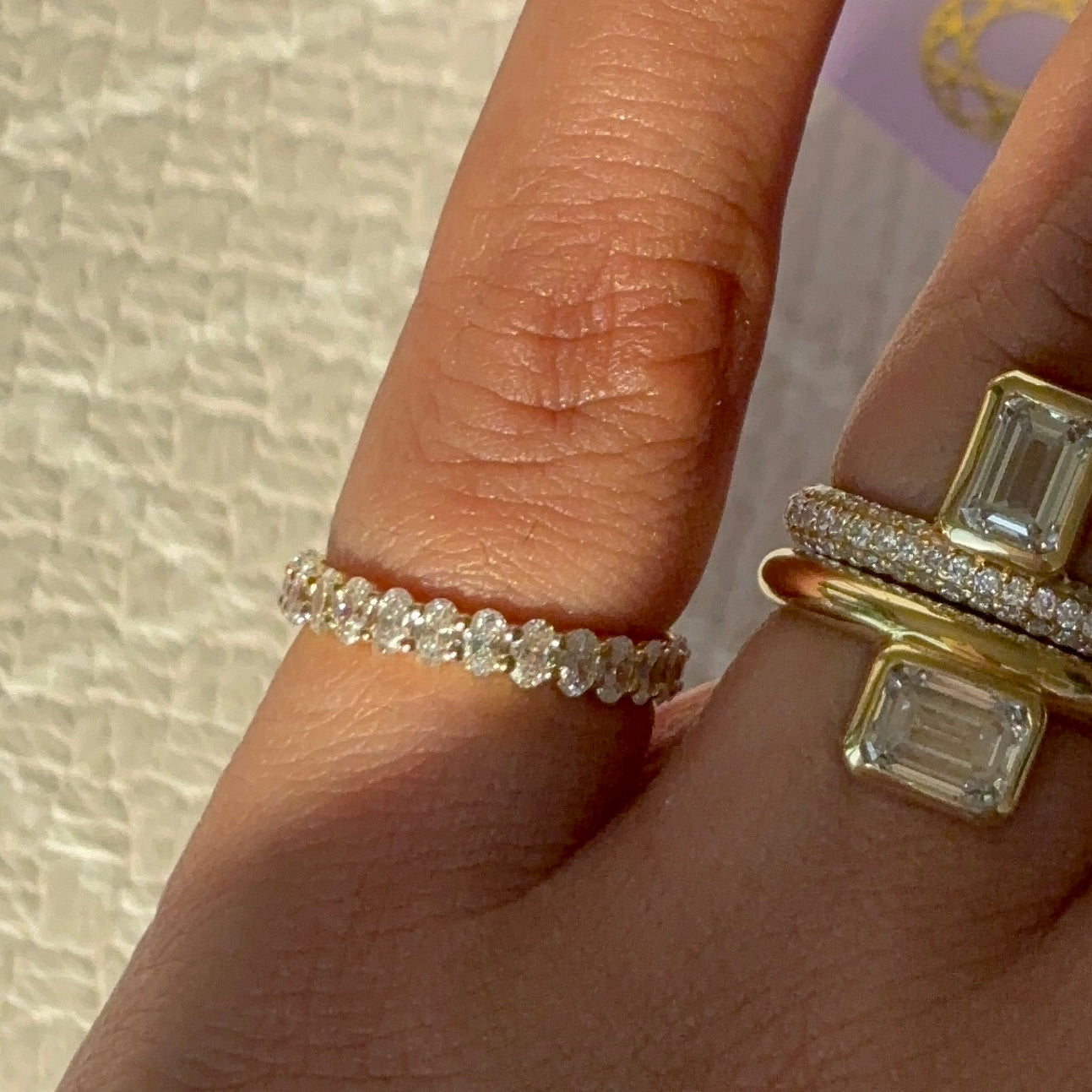 Oval Diamond Eternity Ring