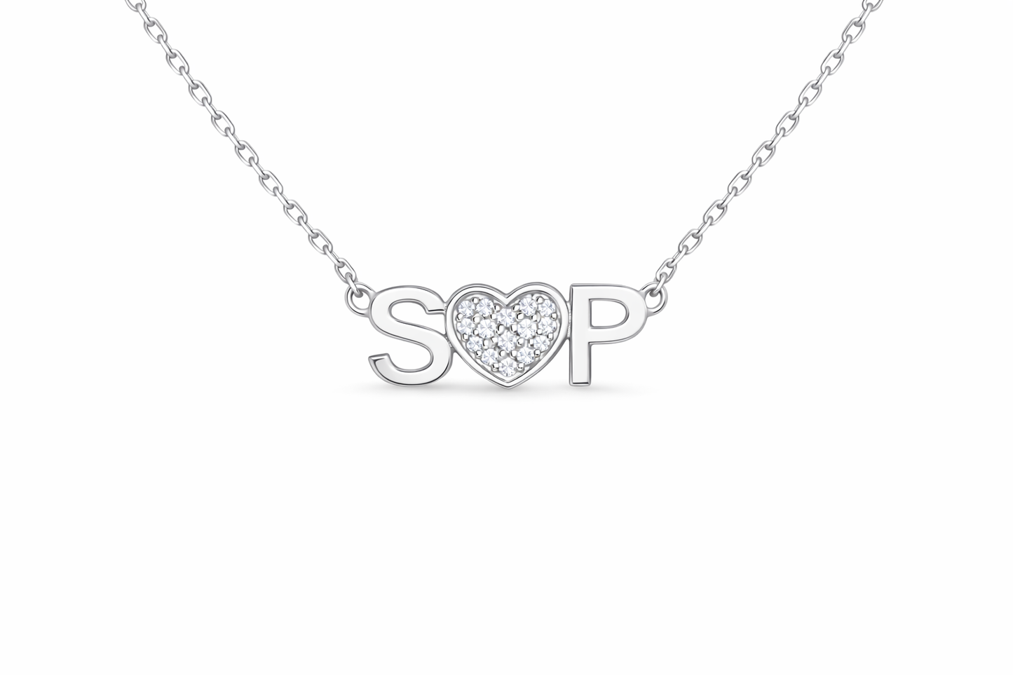 Couples Initial Necklace