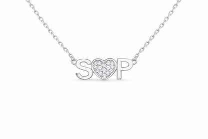 Couples Initial Necklace
