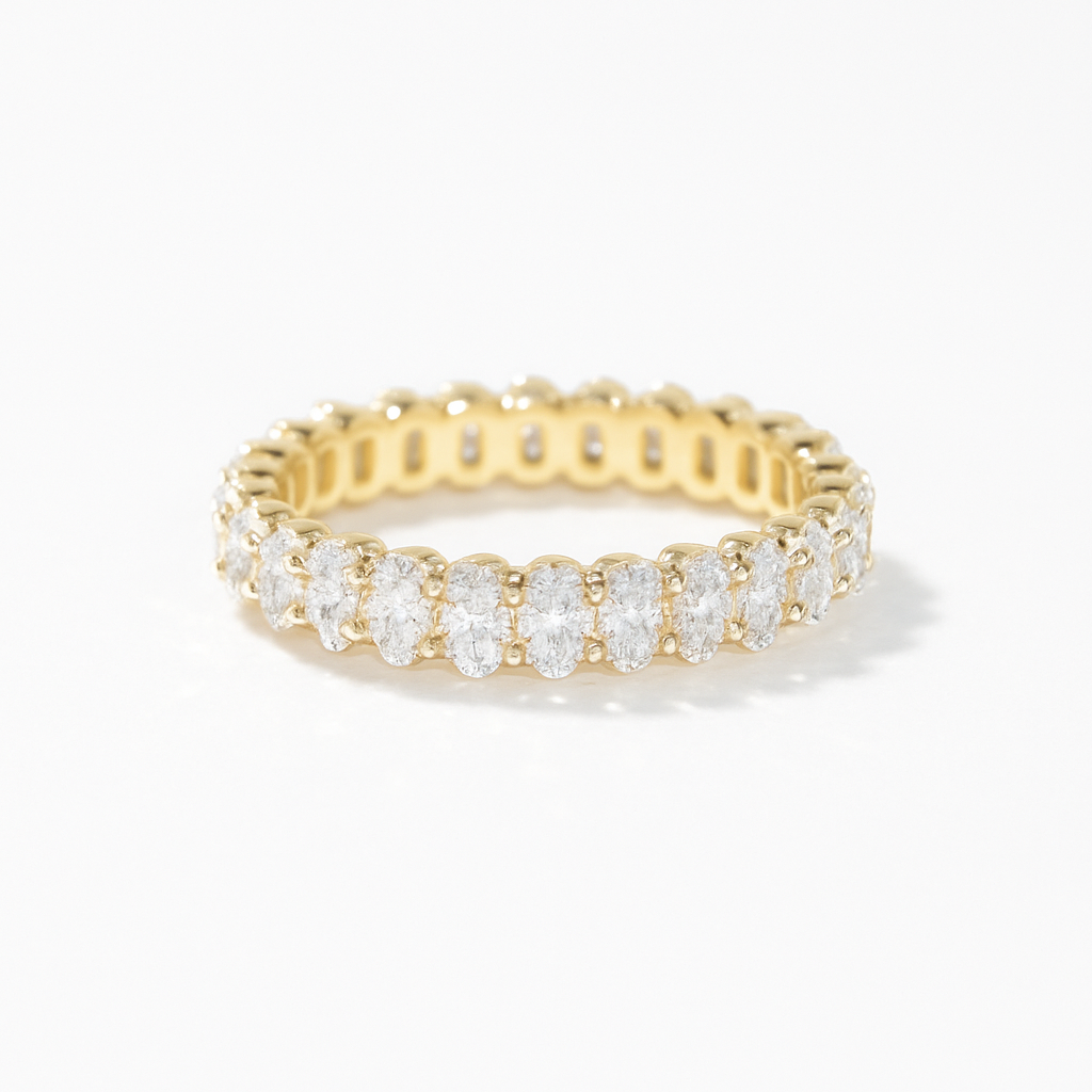 Oval Diamond Eternity Ring