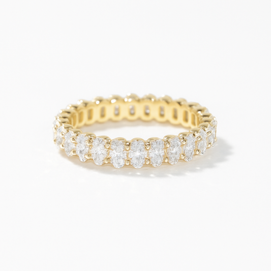Oval Diamond Eternity Ring