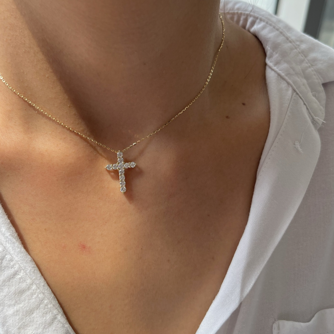 Diamond Cross Necklace