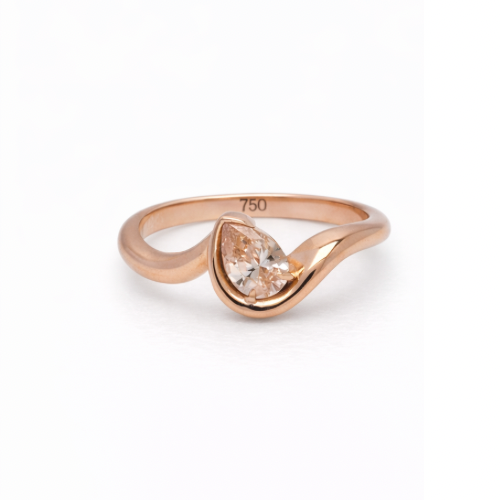 Pear Pinky Ring