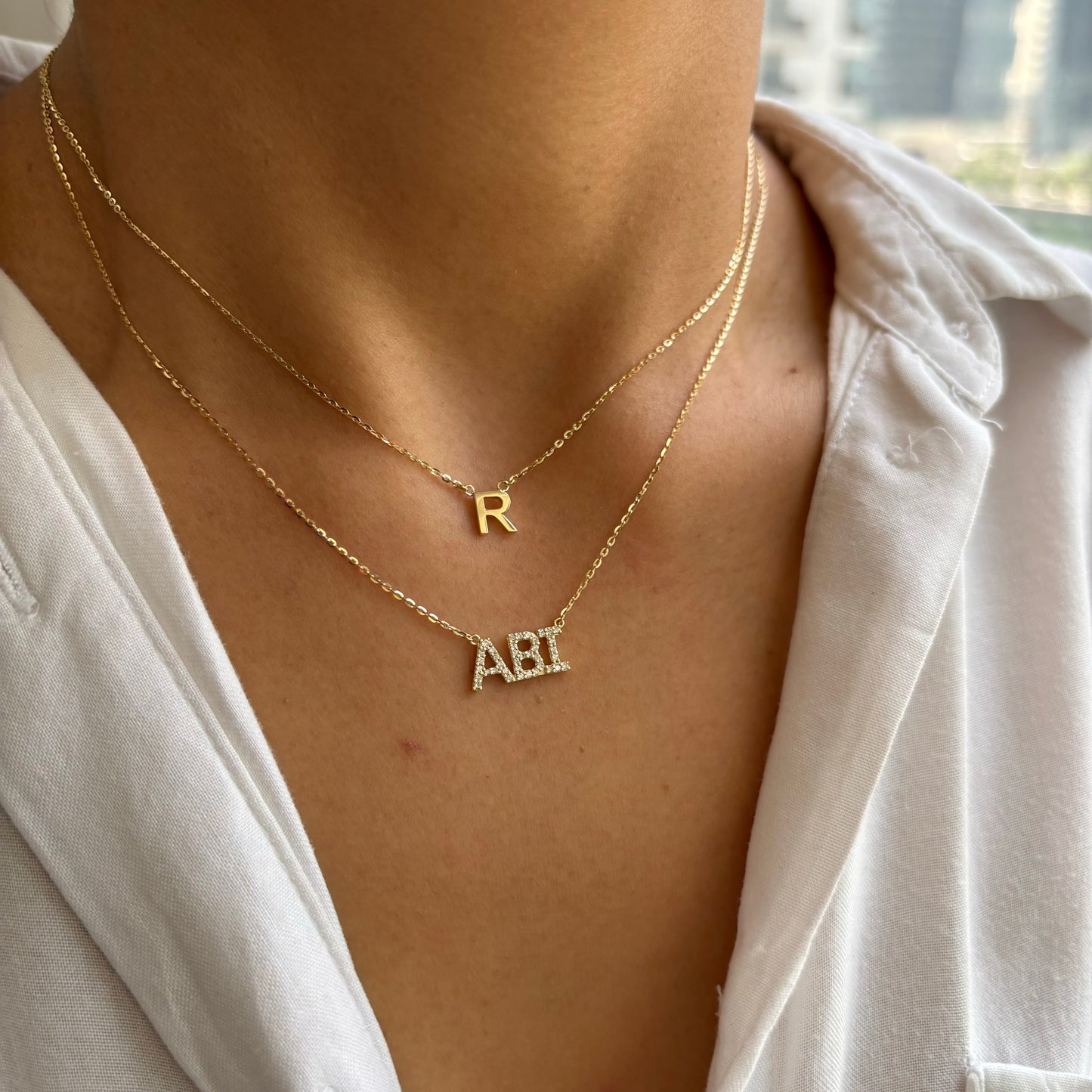 Diamond Name Necklace