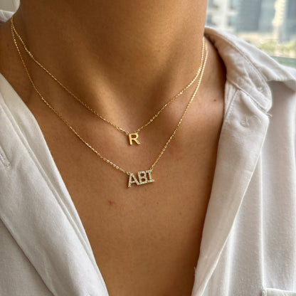 Diamond Name Necklace