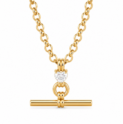 T Bar Diamond Necklace