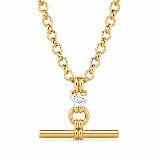 T Bar Diamond Necklace
