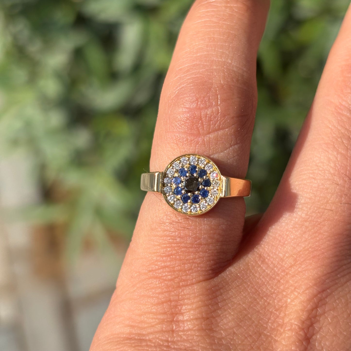 Evil Eye Signet Ring