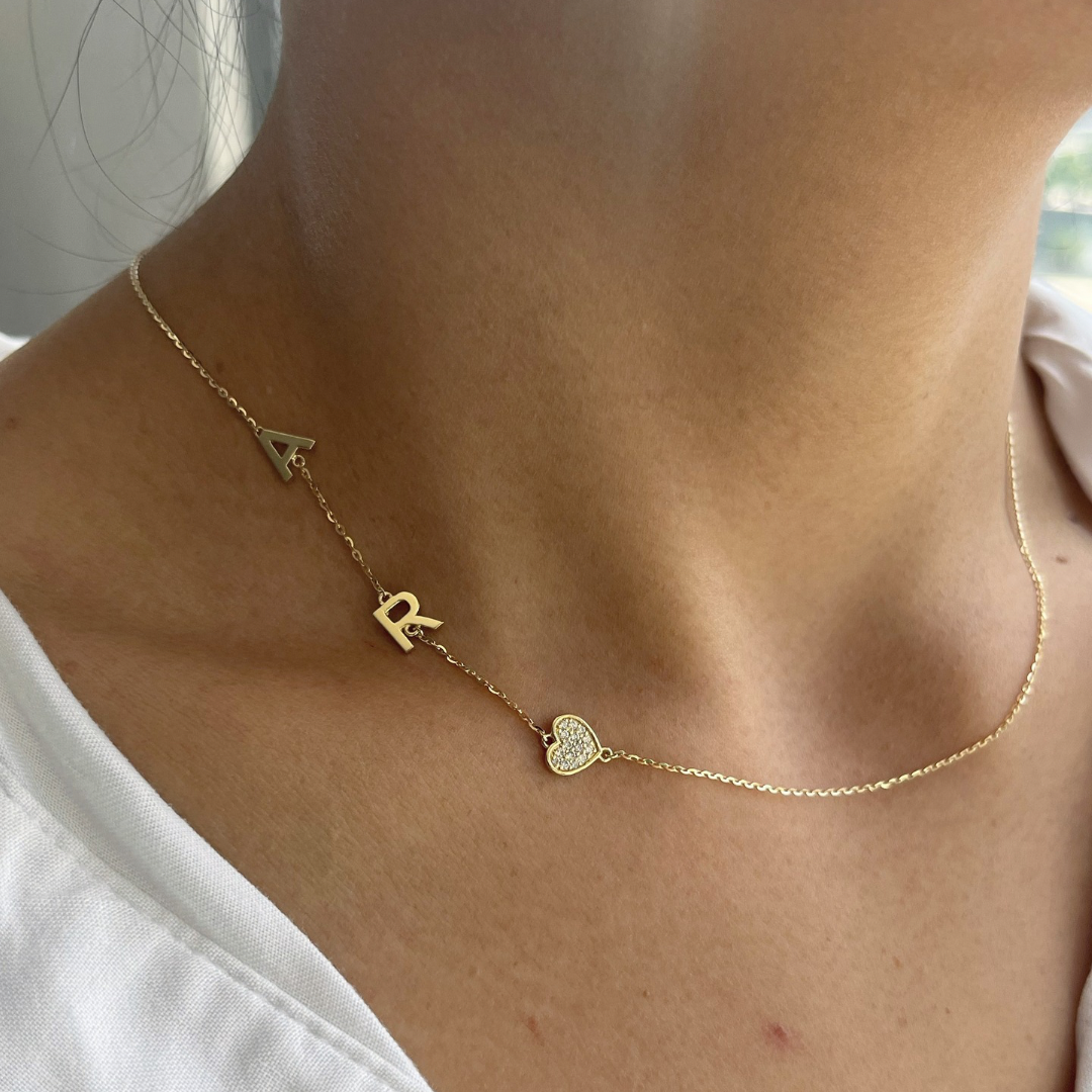 Asymmetric Initial Necklace