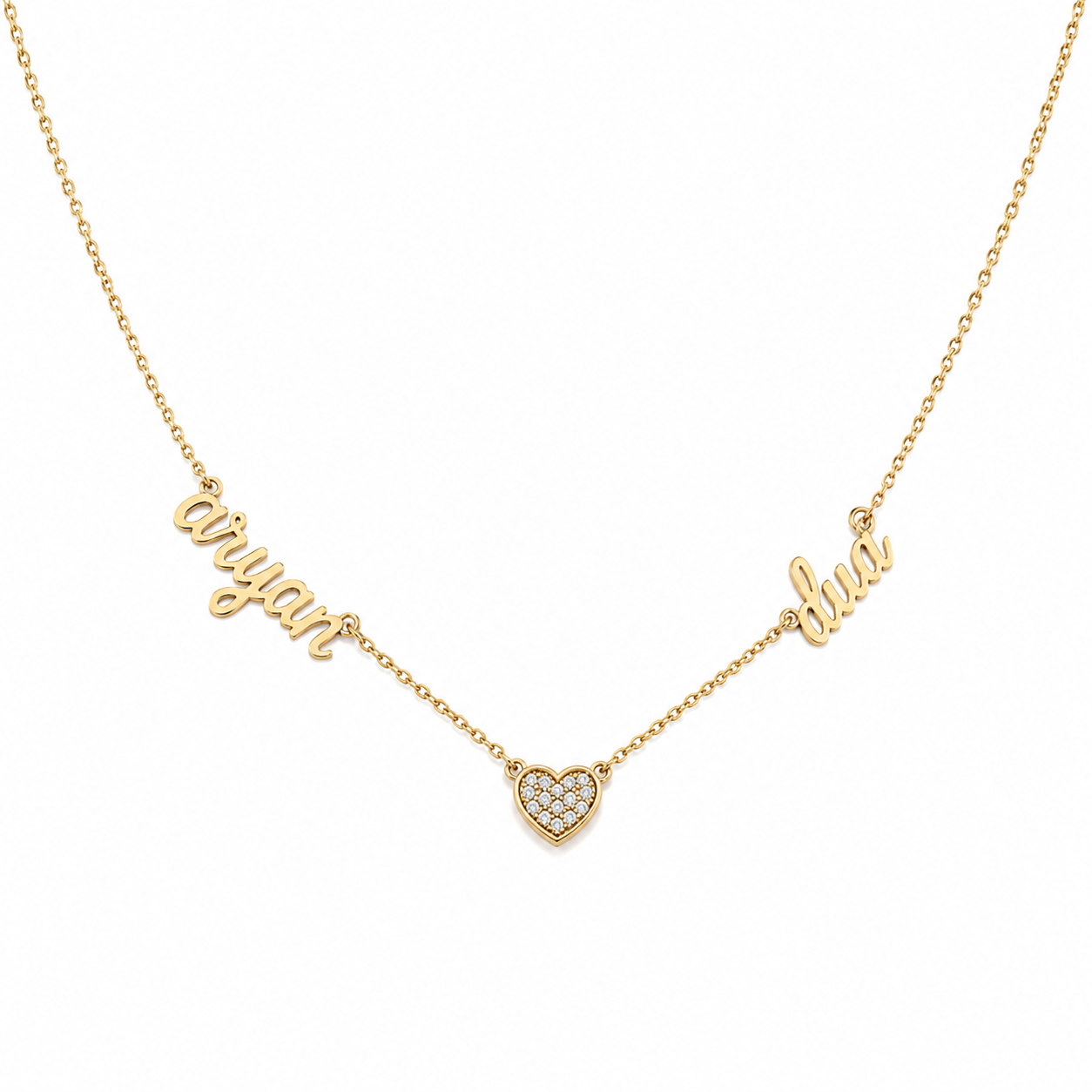 Two Names & A Diamond Heart
