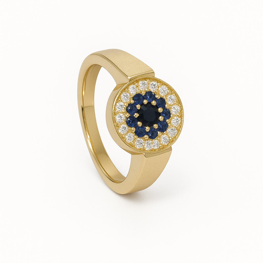 Evil Eye Signet Ring