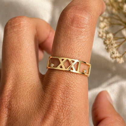 Roman Numeral Ring