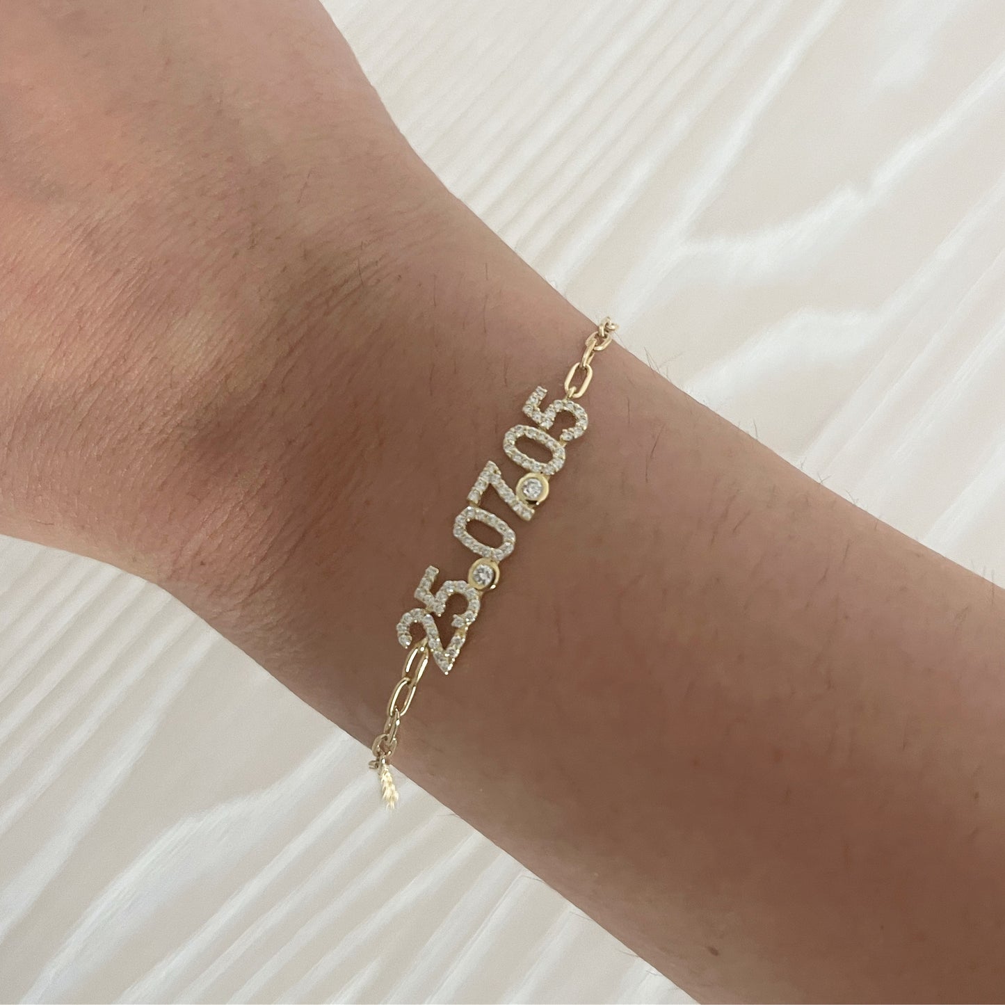 Diamond Date Bracelet