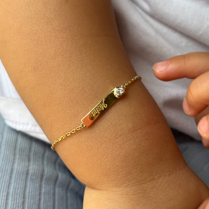 My First Diamond ID Bracelet