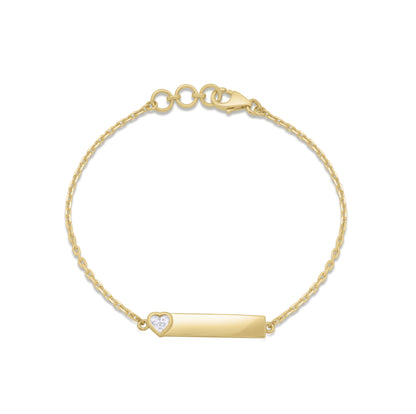 My First Diamond ID Bracelet