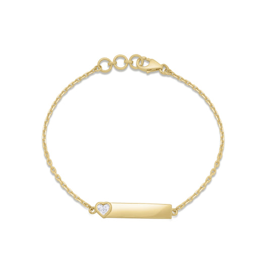 My First Diamond ID Bracelet