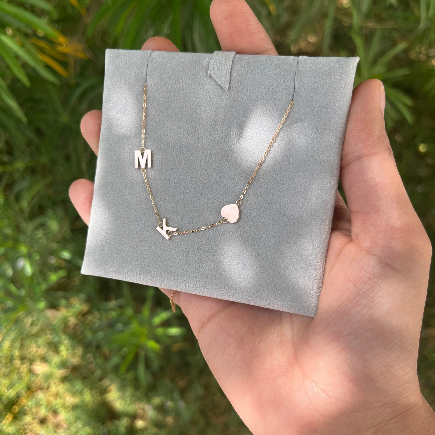 Asymmetric Initial Necklace