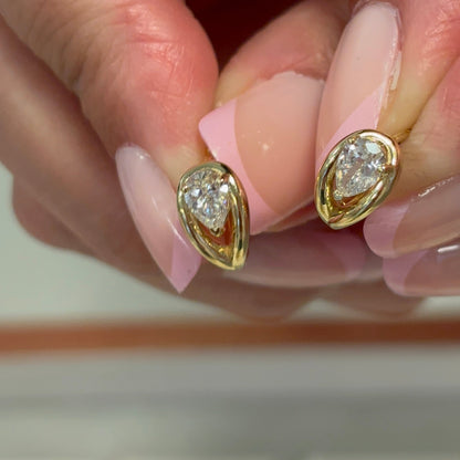 Diamond Pear Huggies