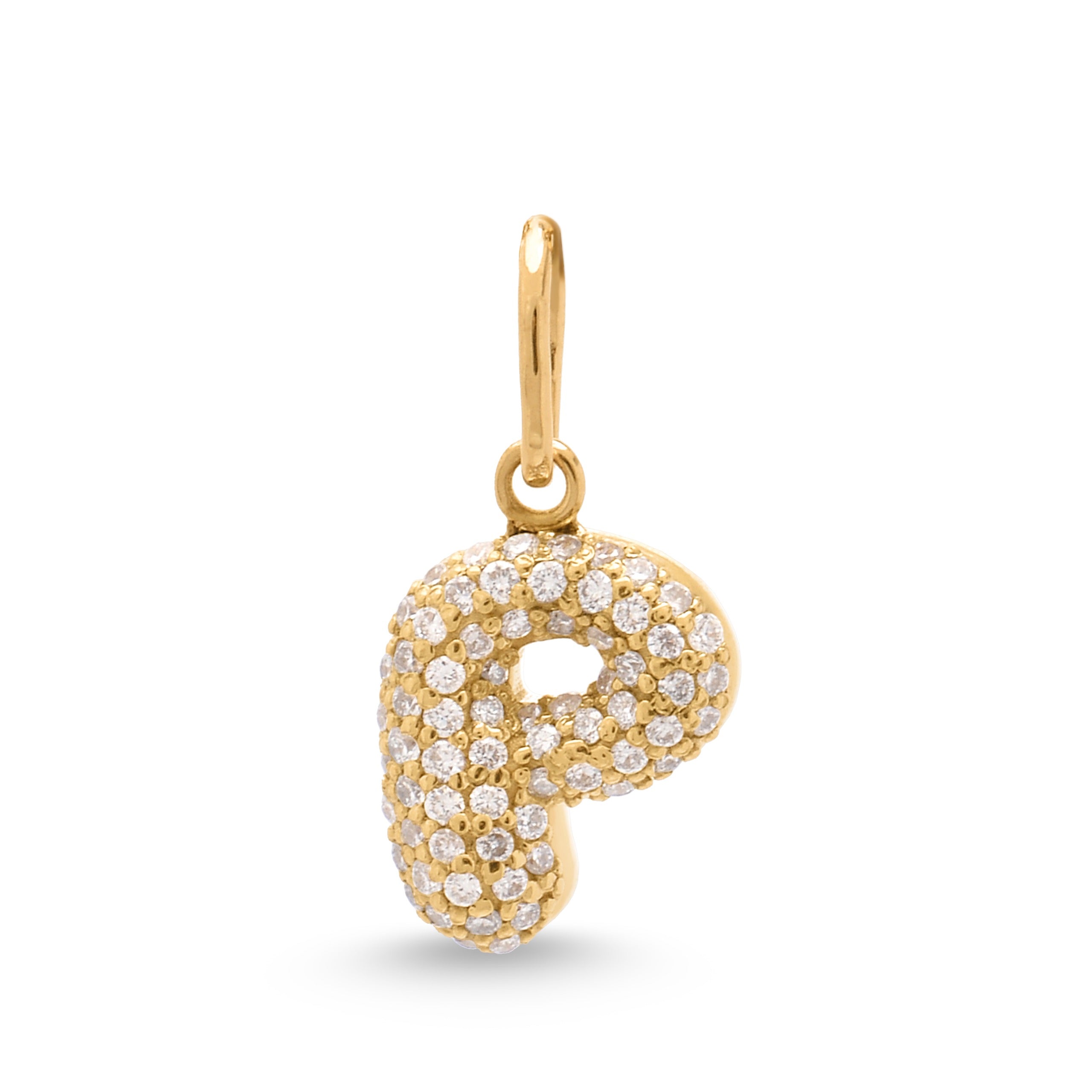 Diamond Bubble Initial Charm