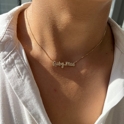 Diamond Name Necklace
