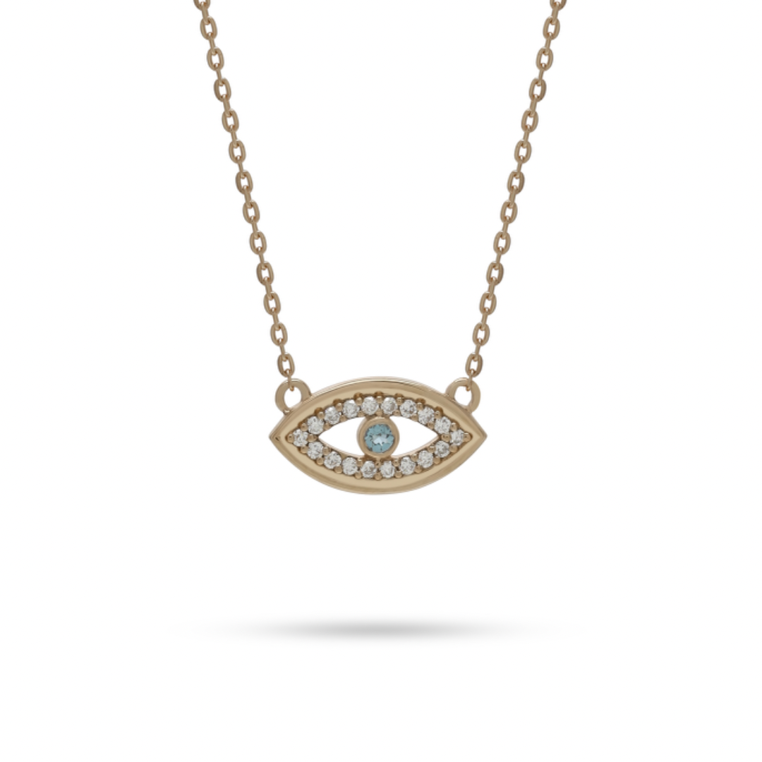 Evil Eye Diamond Necklace