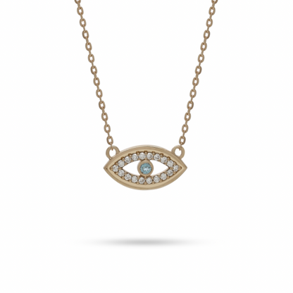 Evil Eye Diamond Necklace