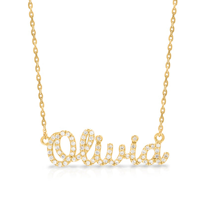 Diamond Name Necklace