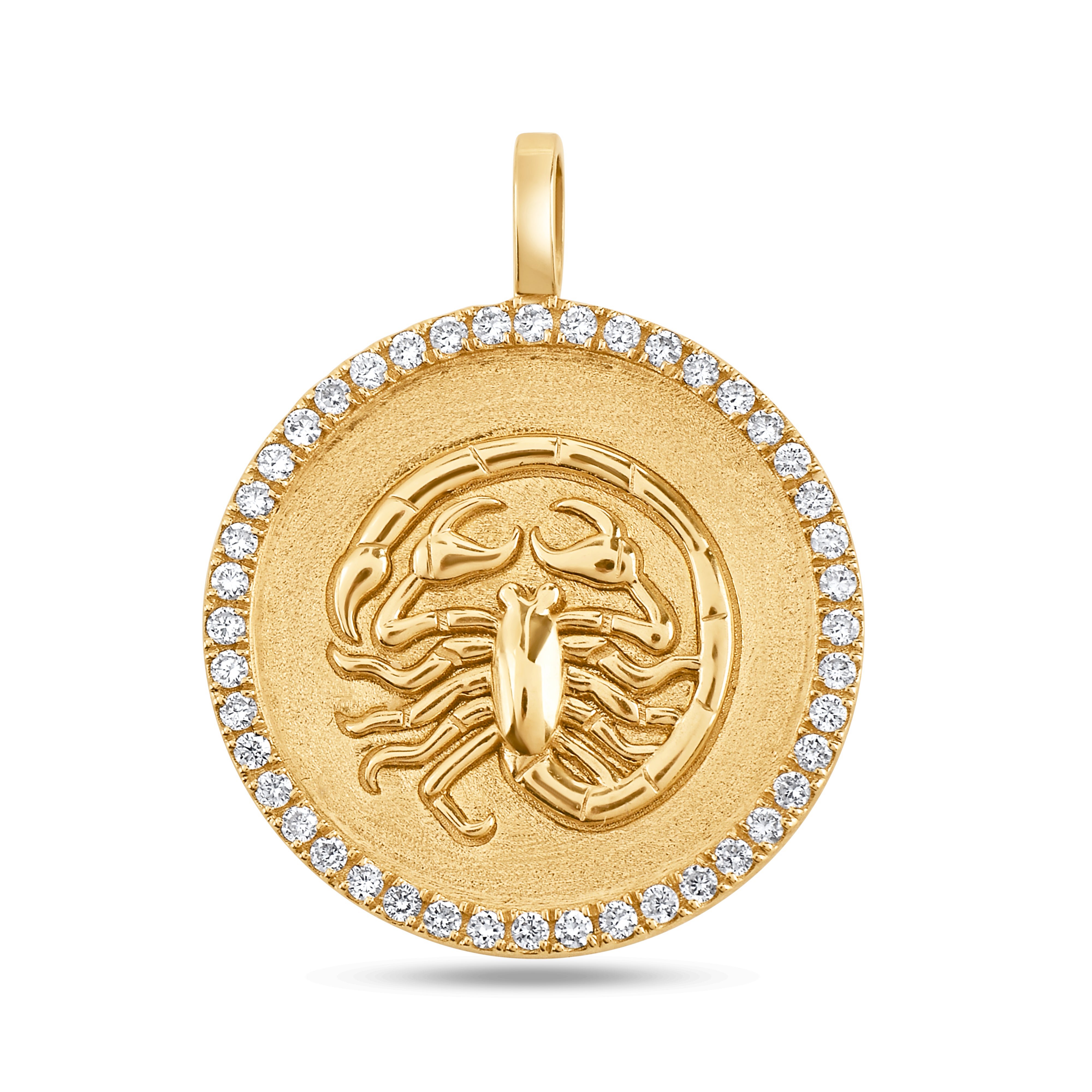 Zodiac Diamond Medallion