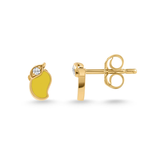 Mango Enamel Studs