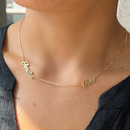 Two Names Necklace