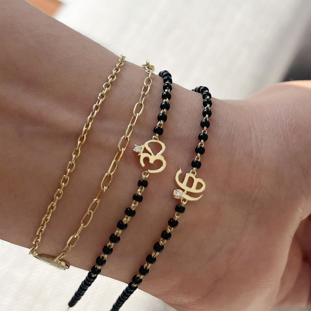 Nazar Bracelet Om