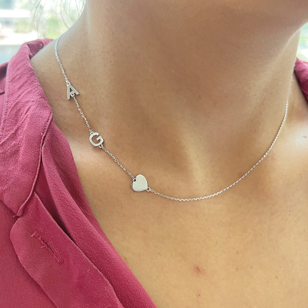 Asymmetric Initial Necklace